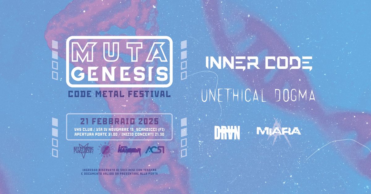 \ud83e\uddecMutagenesis Festival 2025 @ VHS Retr\u00f2 Club \ud83e\uddec