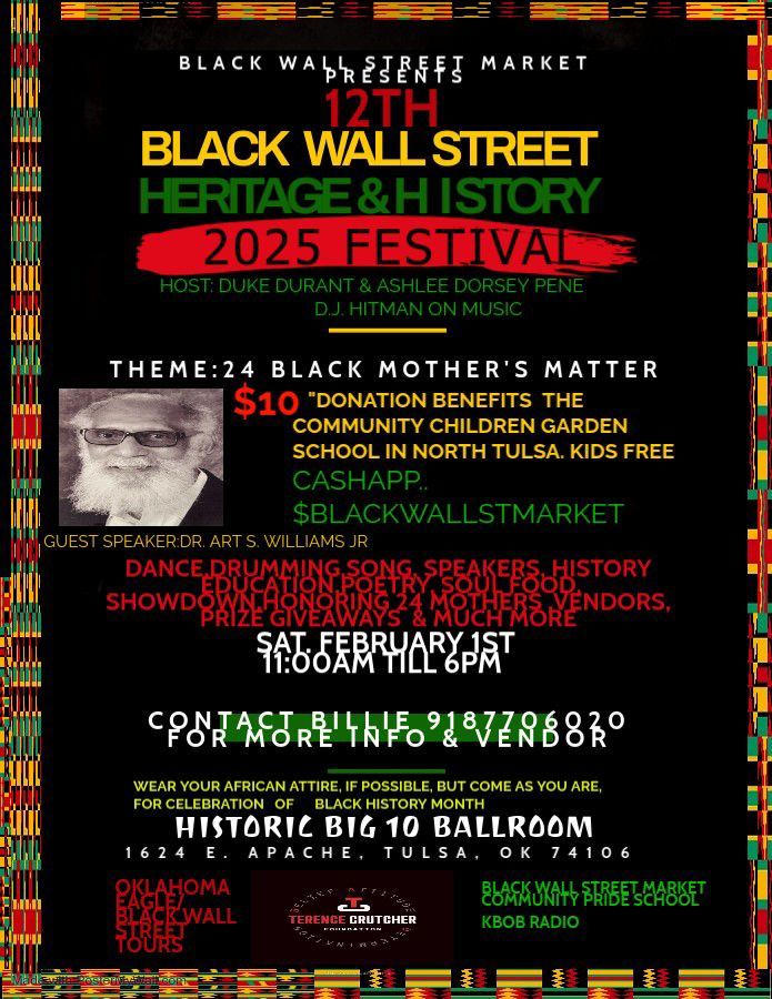 12th Annual Black Wall Street Heritage and History festival 2025