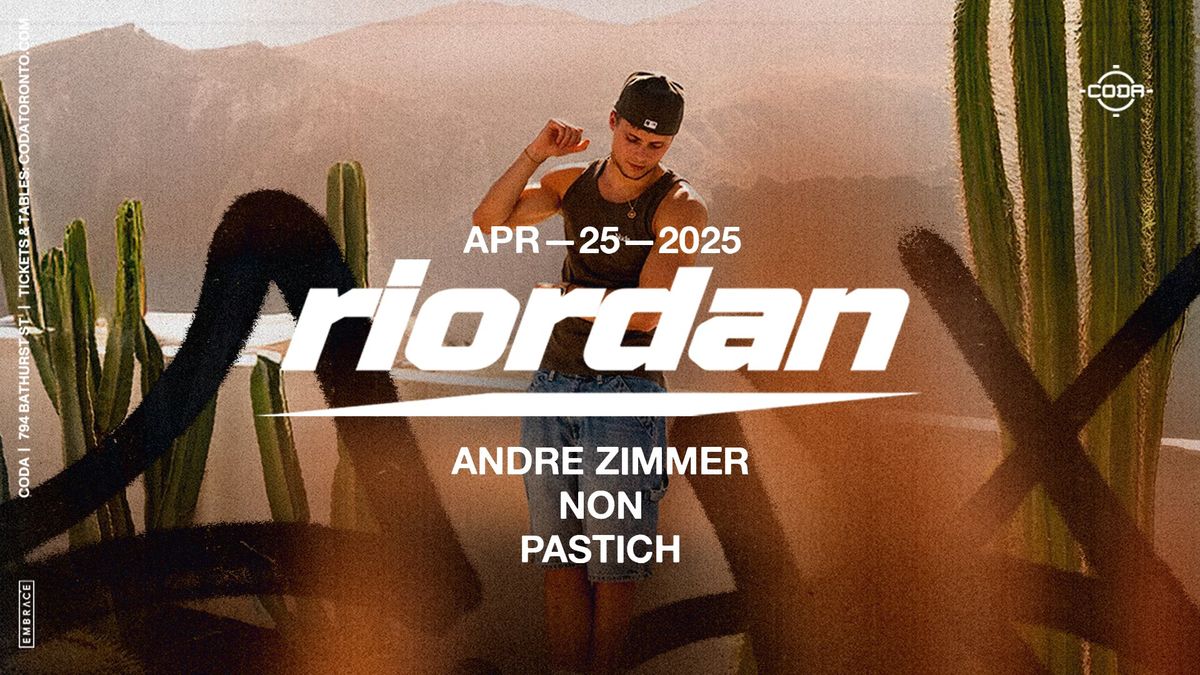 Riordan x CODA | April 25th