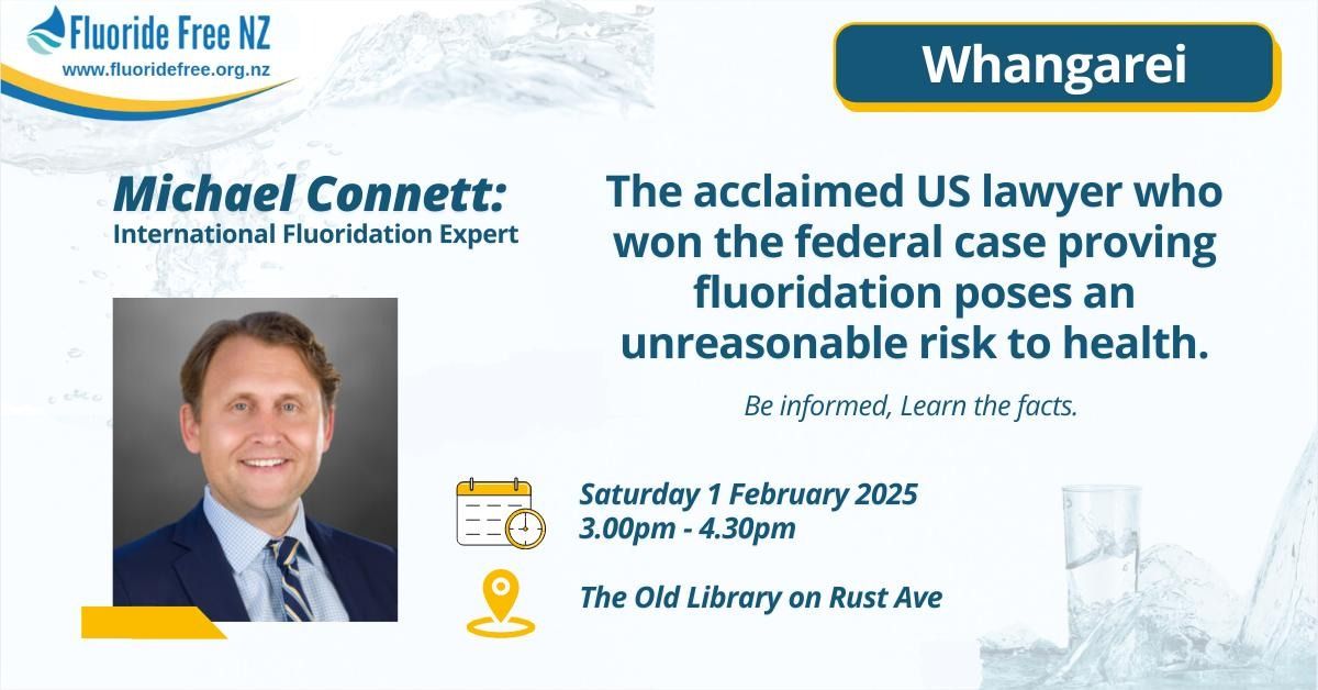 Michael Connett Acclaimed US Lawyer - World's Leading Expert in Fluoridation