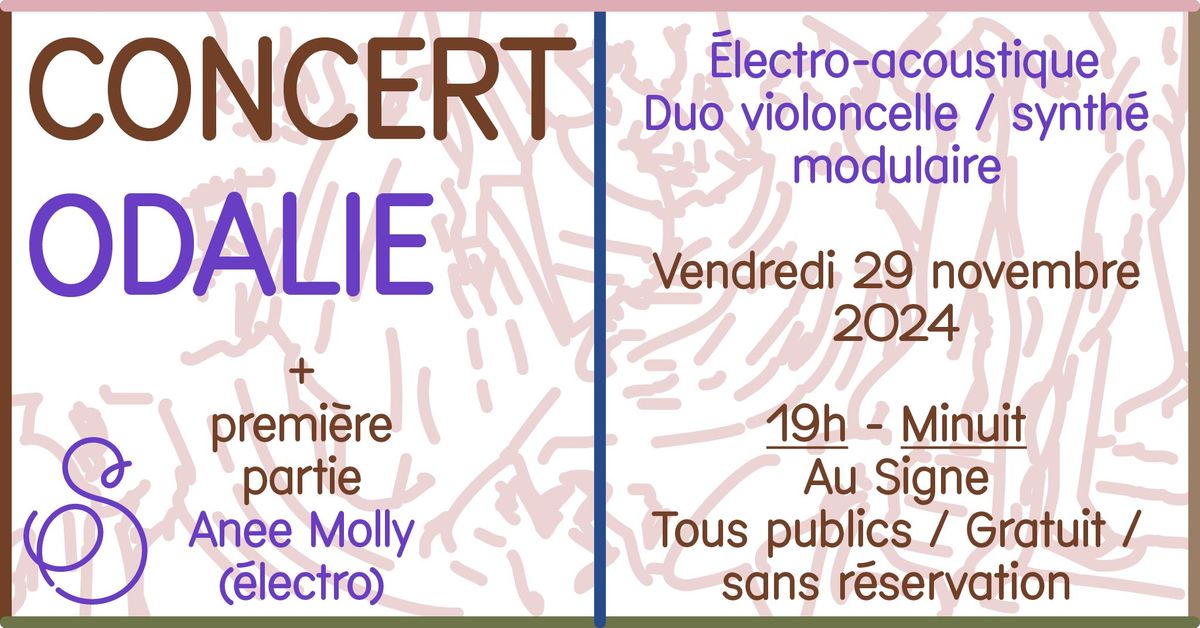 Soir\u00e9e concert Odalie