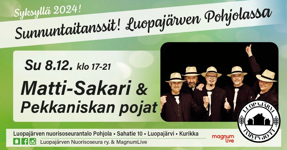 Tanssit Pohjolassa | Matti-Sakari & Pekkaniskan pojat (Kurikka, Luopaj\u00e4rvi)