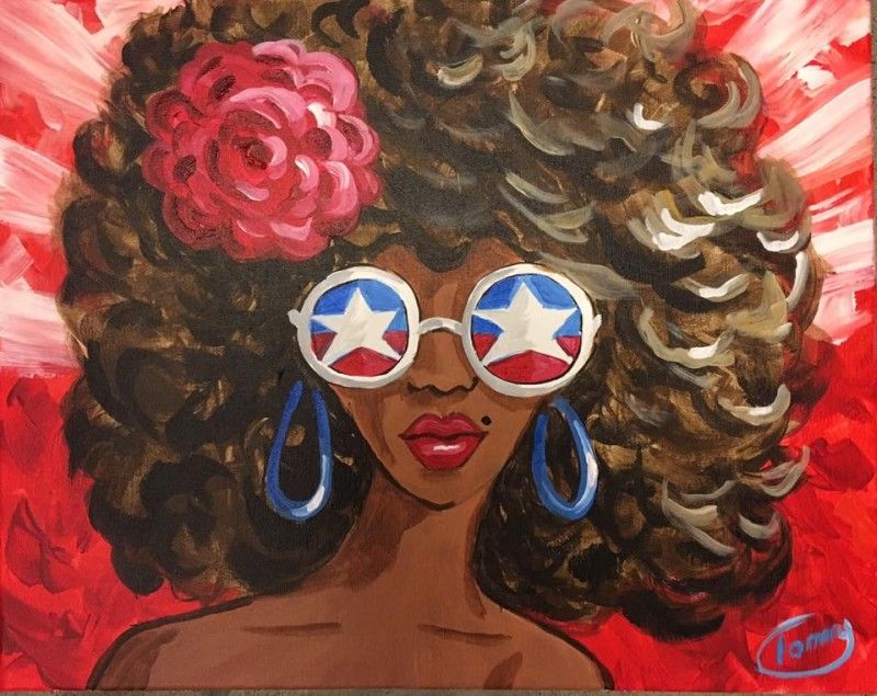 Patriotic Diva - Paint And Sip!