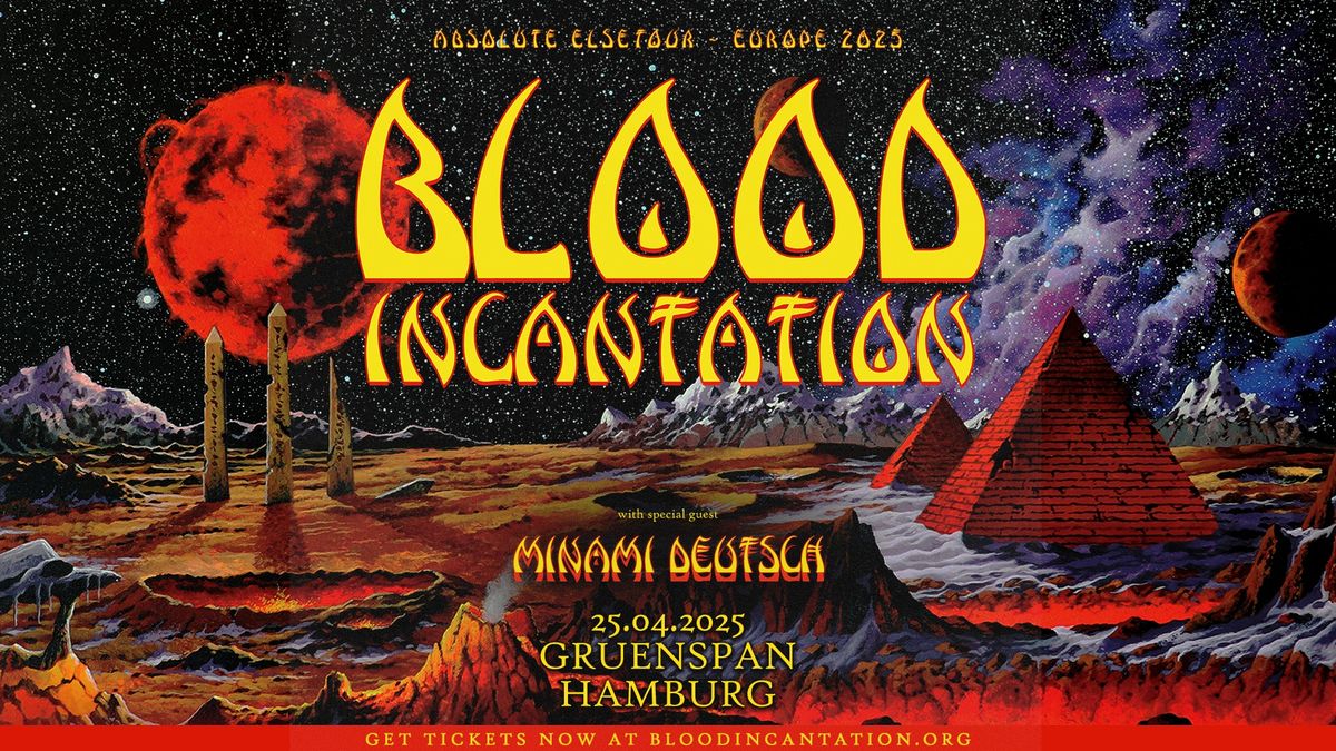 BLOOD INCANTATION - 'Absolute Elsewhere' European Tour 2025 | Hamburg