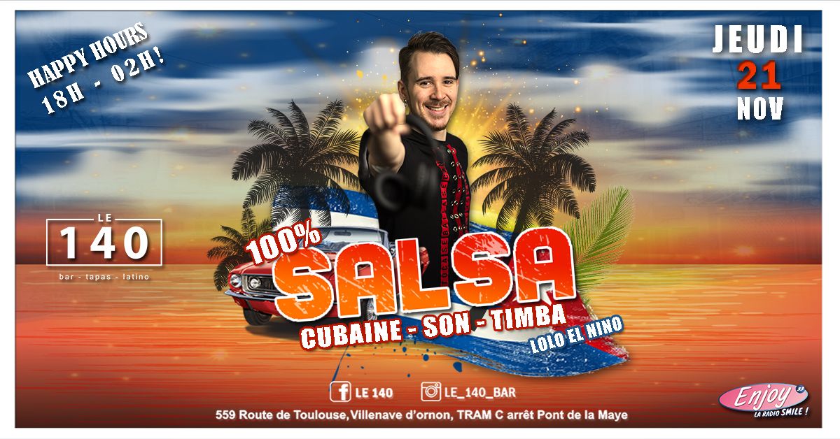 \ud83d\udd25 SOIREE 100% SALSA CUBAINE \ud83d\udd25\ud83d\udc83 Du kiff en puissance avec Lolo El Nino !