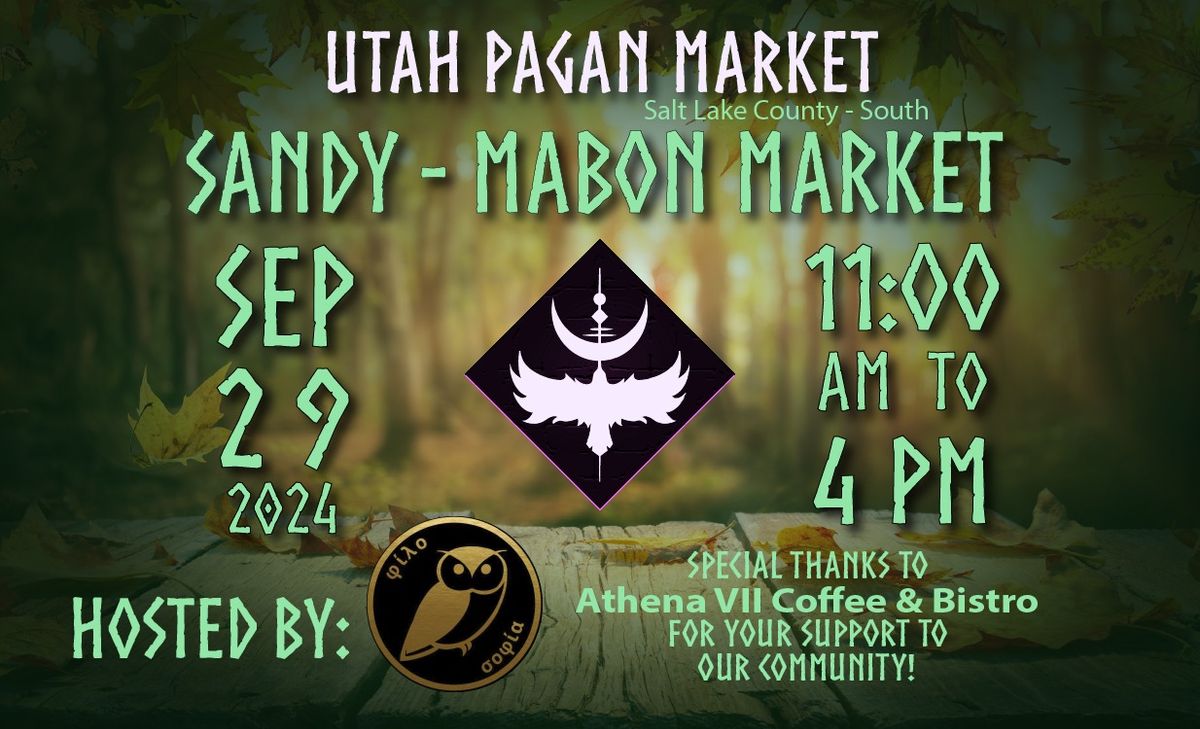 Mabon Market \u2013 SANDY Utah Pagan Market