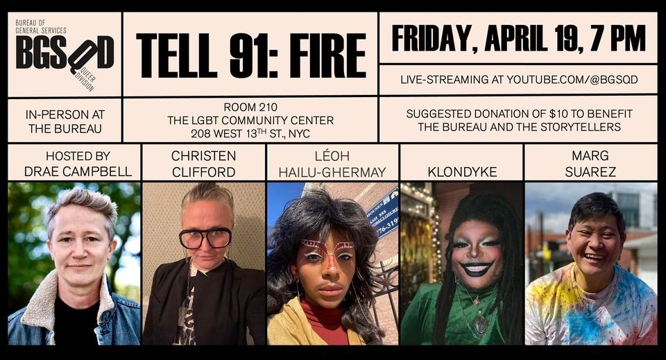 TELL 91: FIRE (in person & live-streaming)