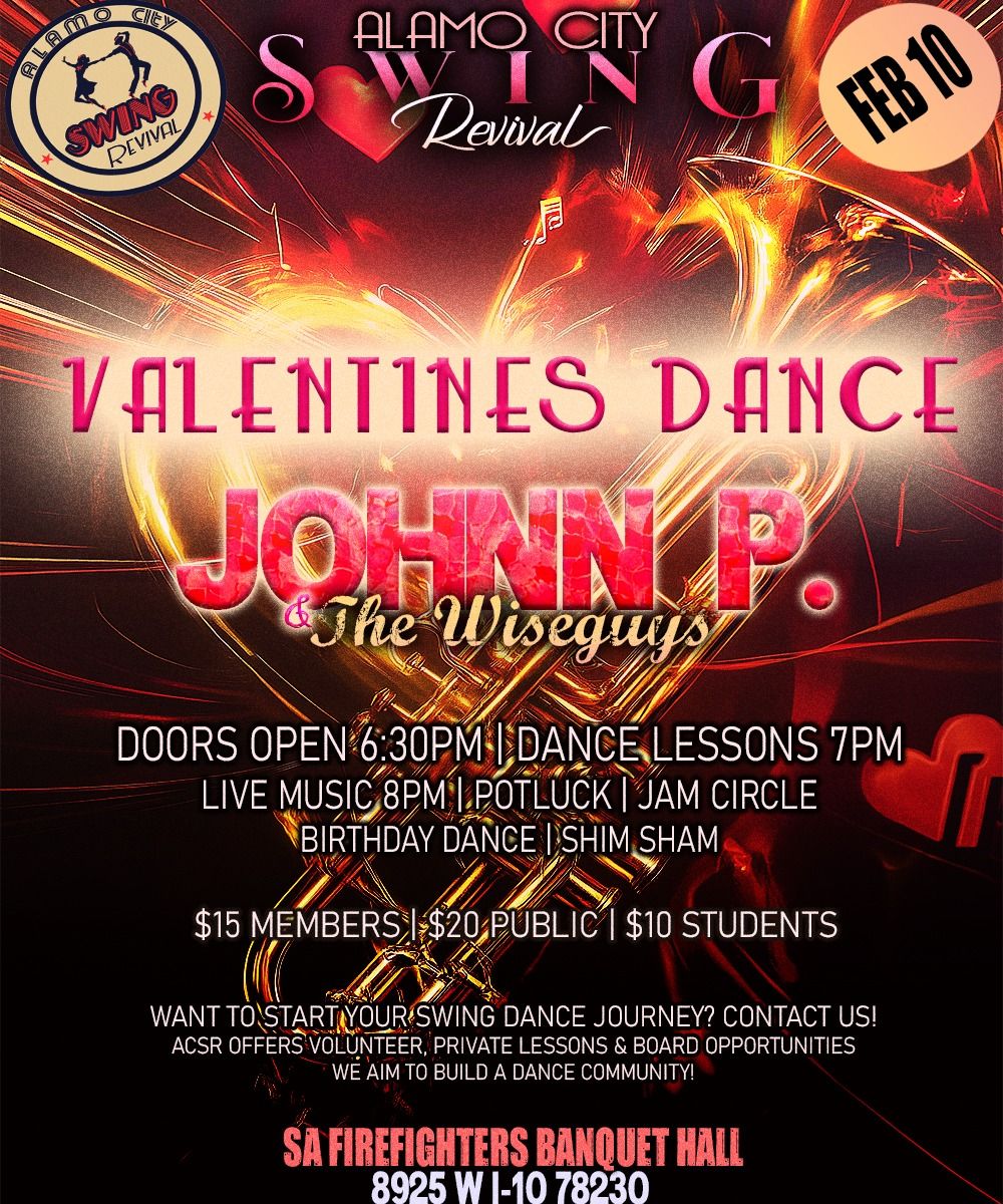 Valentines Dance Feat. Johnny P & The Wiseguys!