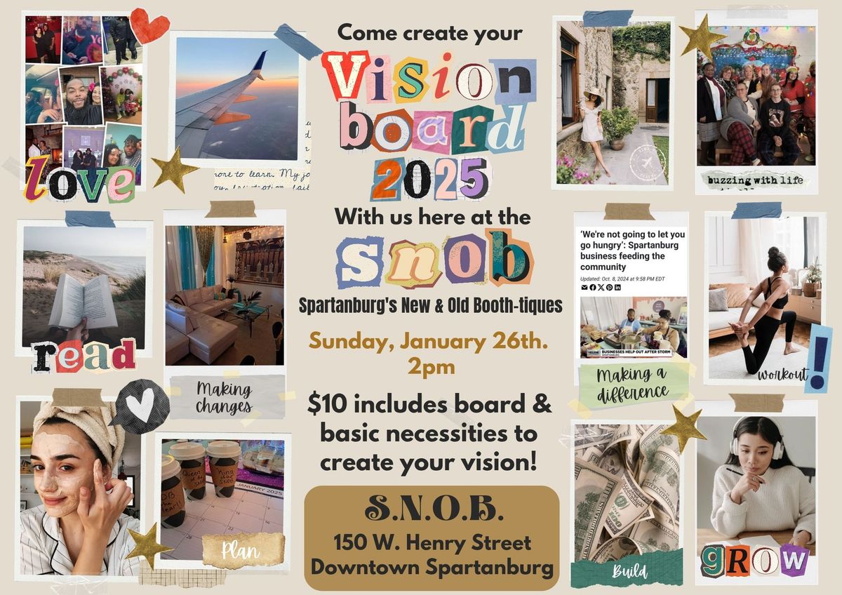 SNOB Vision Board Party