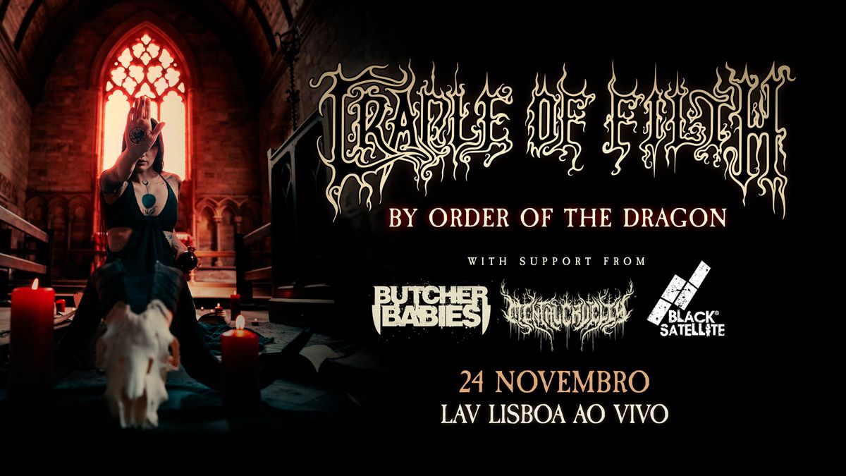 CRADLE OF FILTH | BY ORDER OF THE DRAGON TOUR - LISBOA