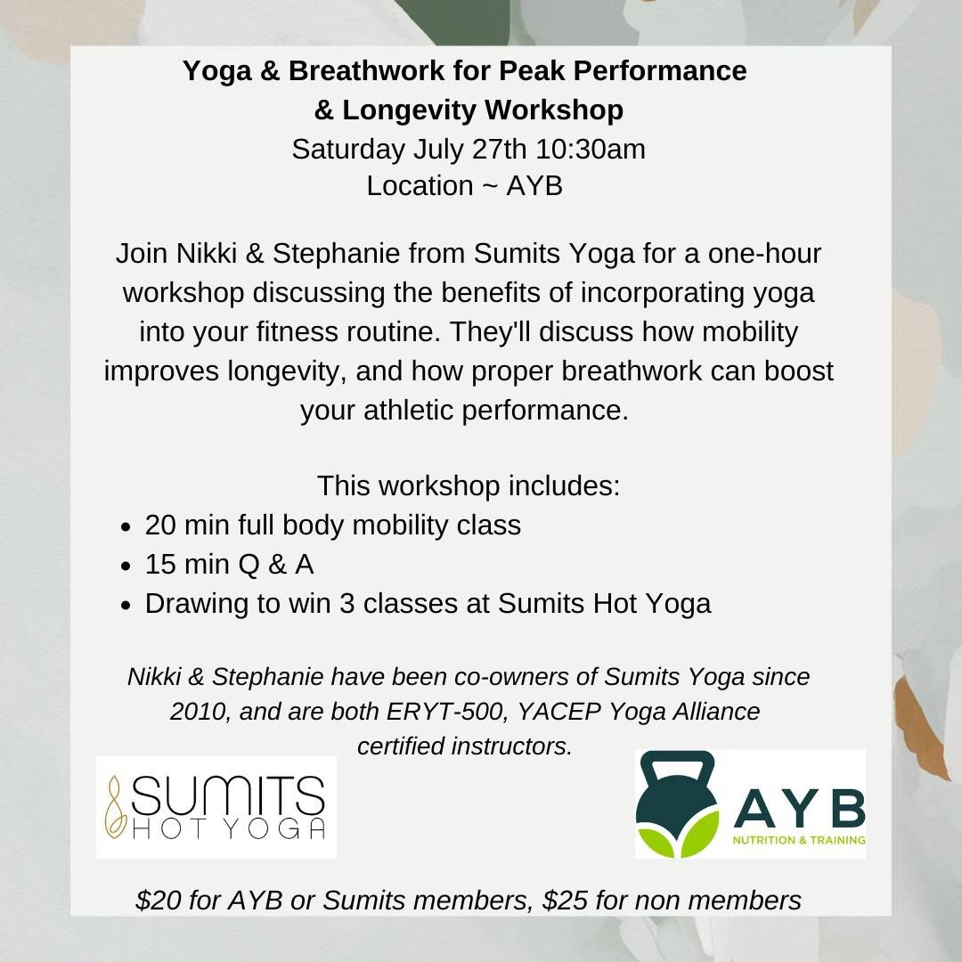 Sumits + AYB Yoga and Breathwork Workshop