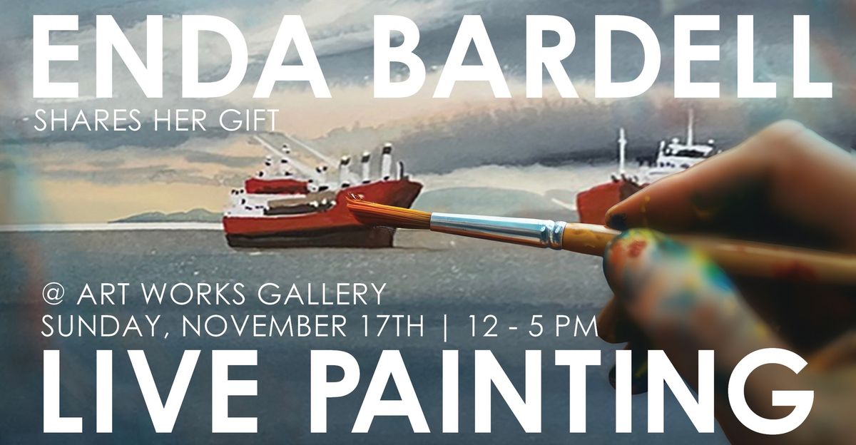 Live Painting with Enda Bardell