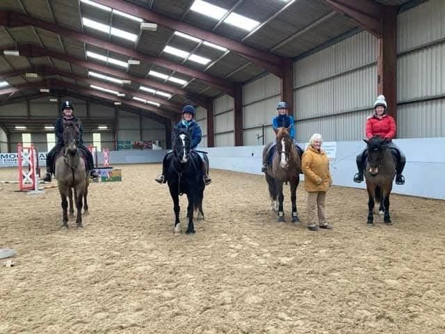 show jumping with Helen Evans