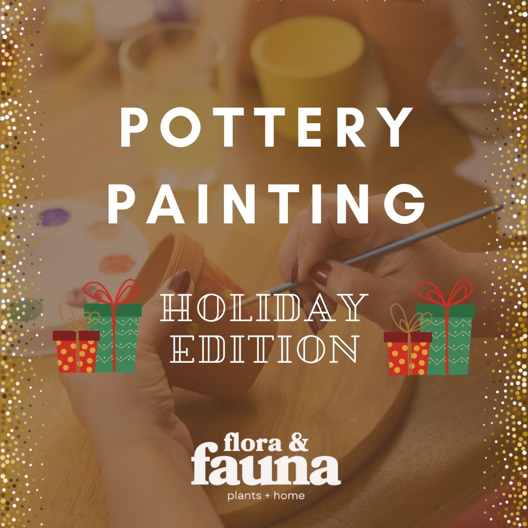 Pottery Painting Holiday Edition at Rustic Cork