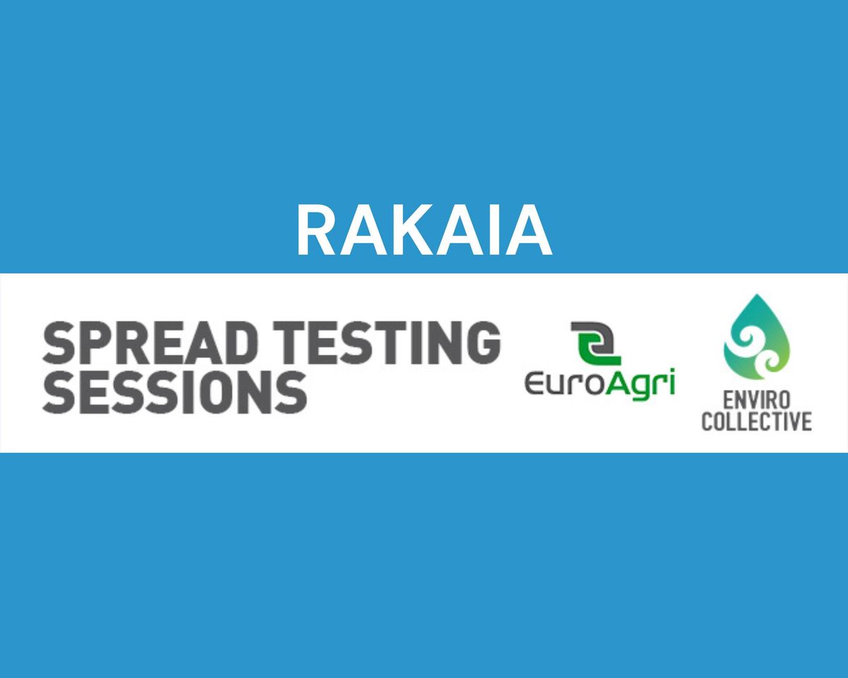 Rakaia Spread Testing Sessions