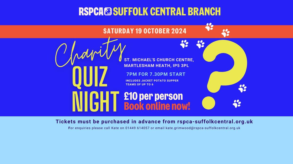 Fun Charity Quiz Night