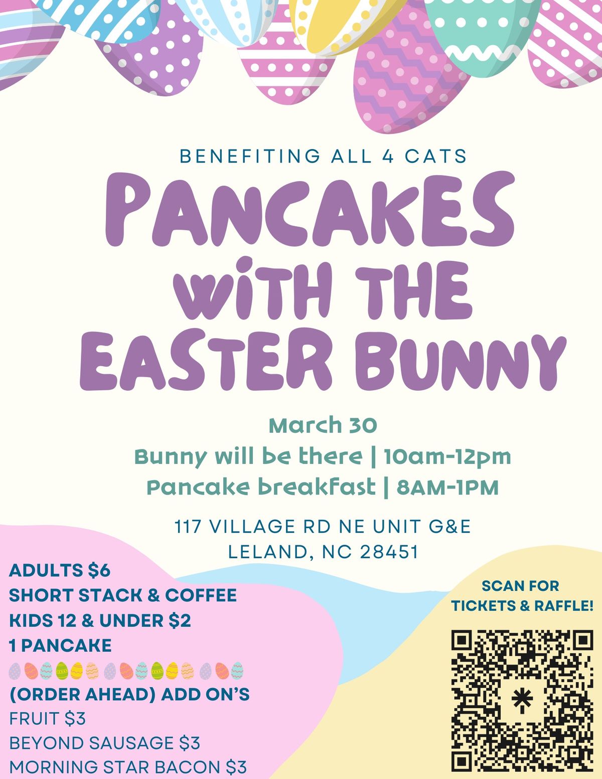 All 4 Cats Pancake Breakfast 