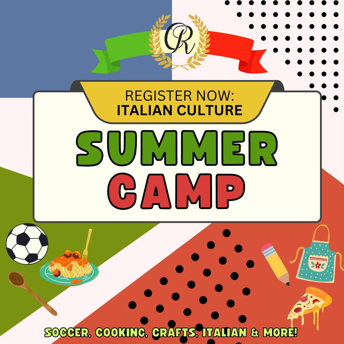 Italian Culture Summer Camps (Ages 6-12)