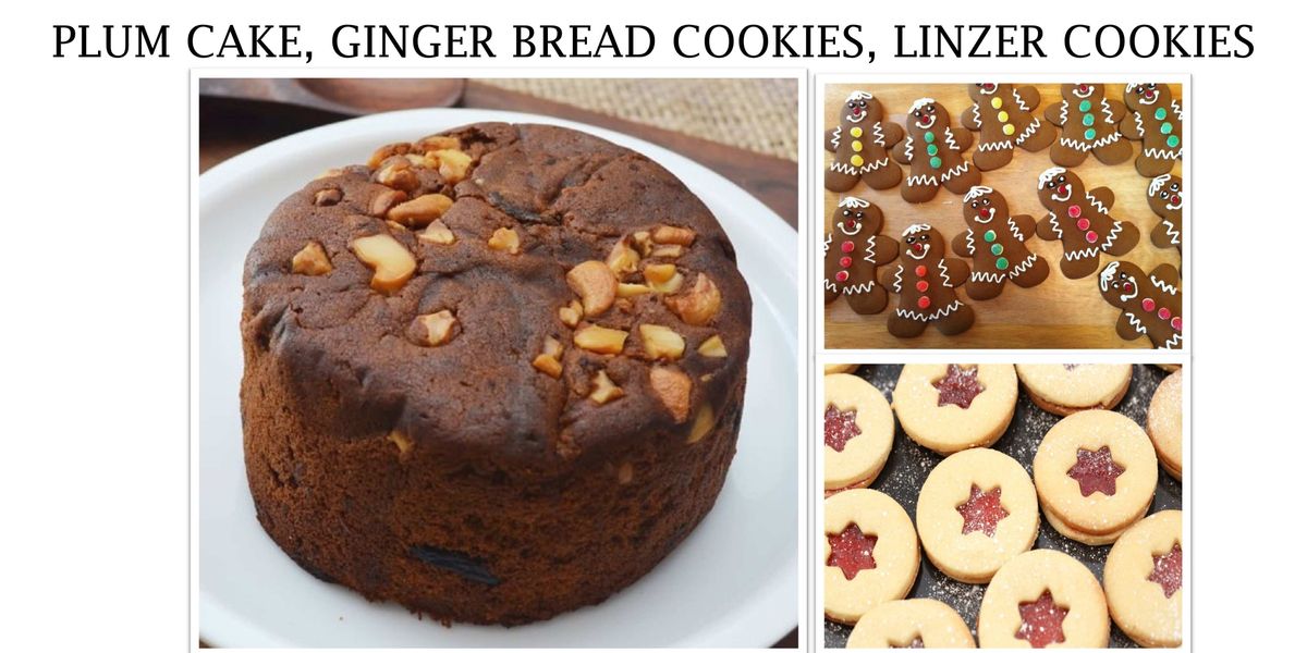 Plum Cake, Ginger Bread & Linzer Cookies