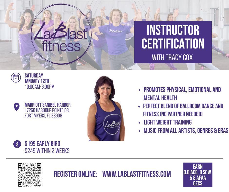 LaBlast Fitness Instructor Certification