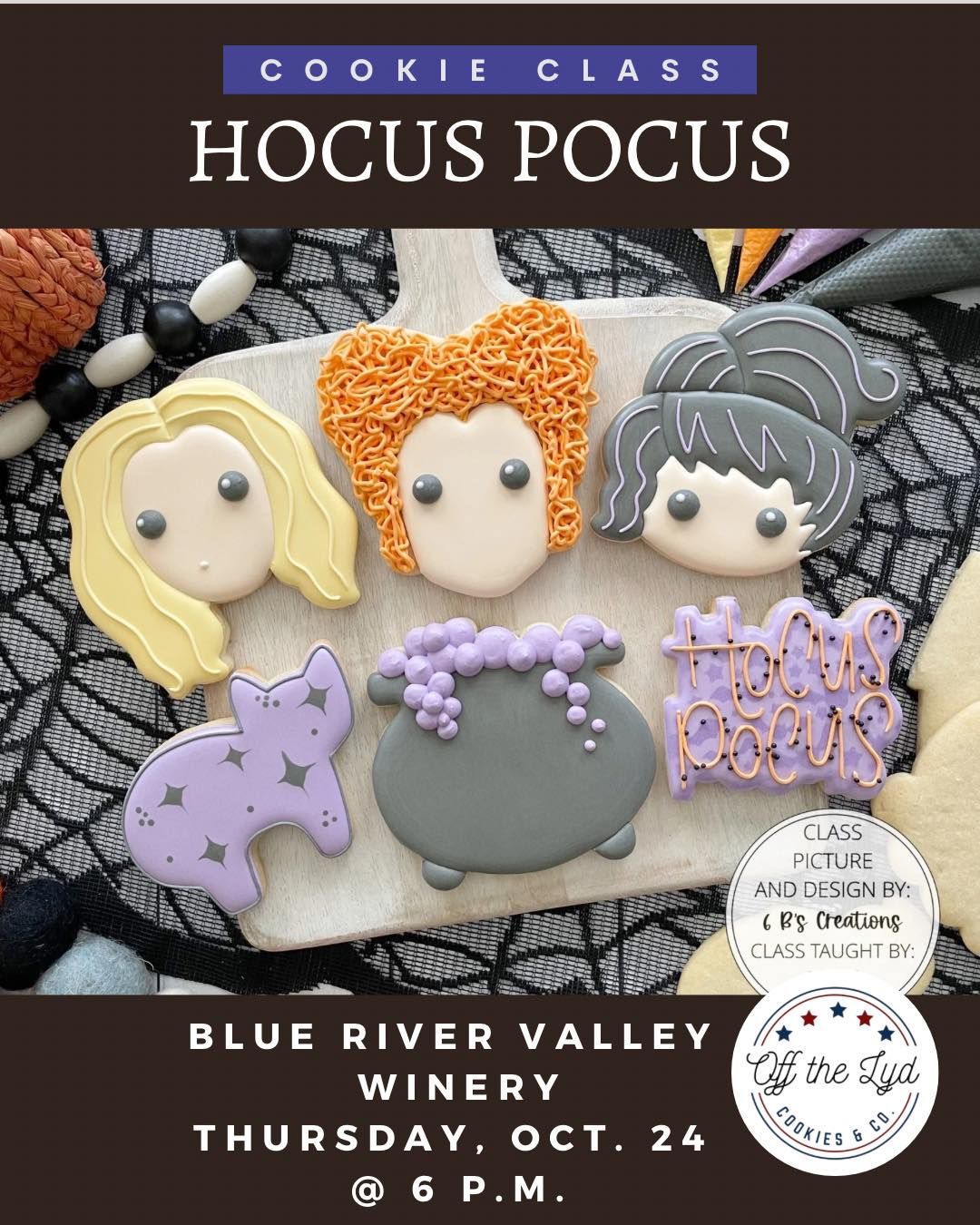 Hocus Pocus Cookie Class