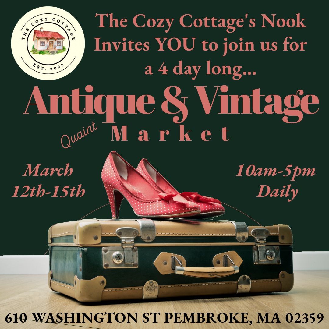 \ud83e\uddf3\ud83d\udc60Antique & Vintage Market at The Cozy Cottage\u2019s Nook\ud83e\uddf3\ud83d\udc60