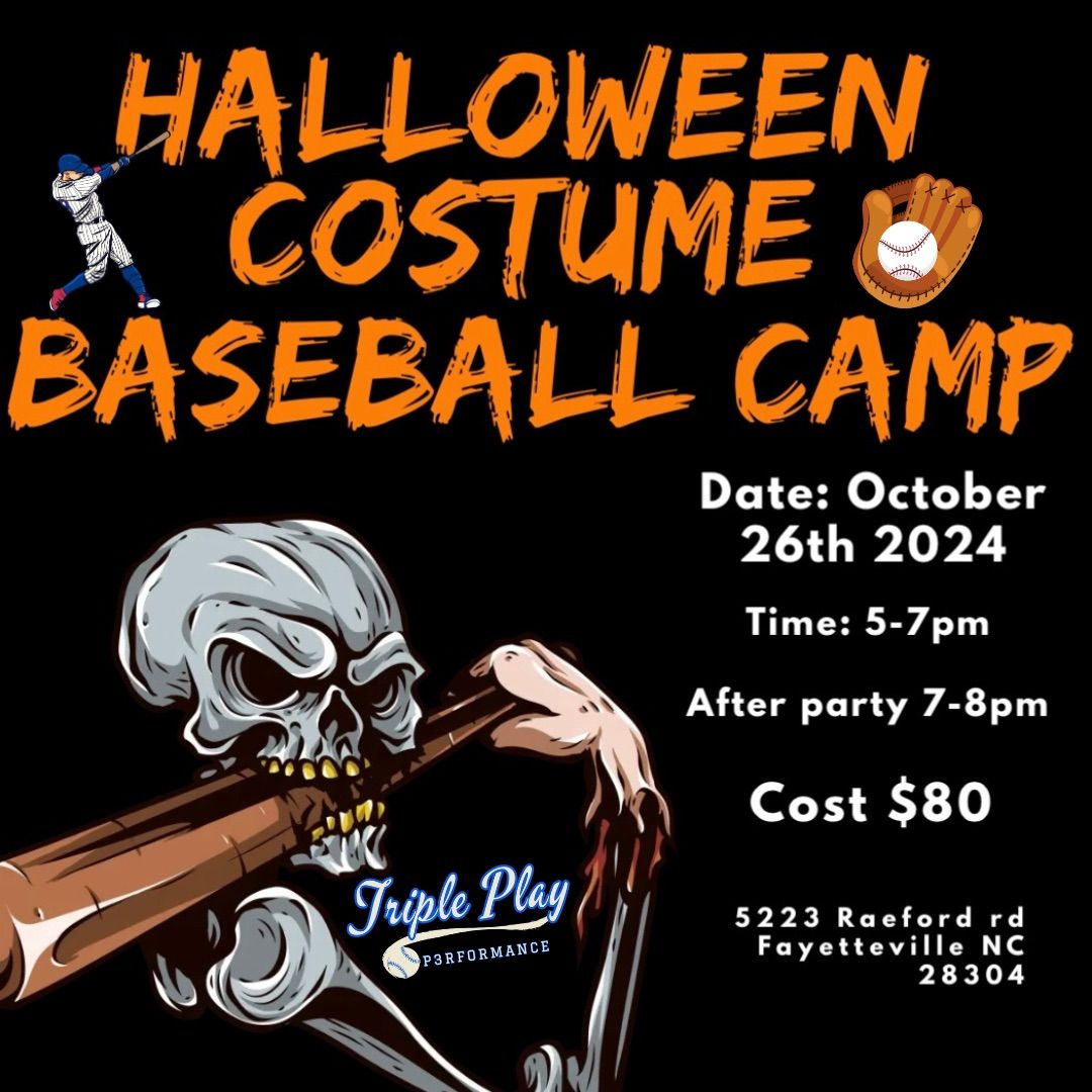 Swing Into Spooky Fun: Join Our Halloween Costume Baseball Camp!