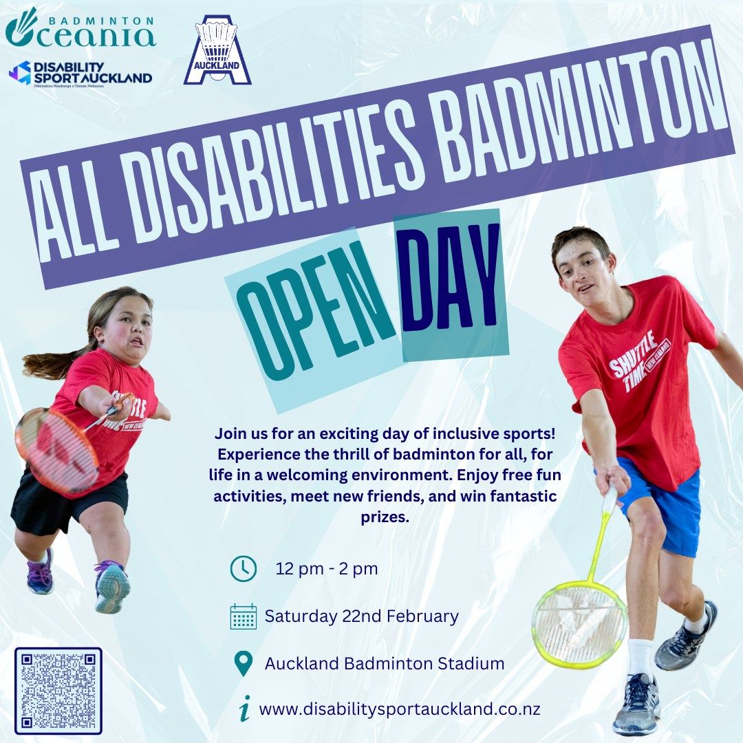 All Disabilities Badminton Open Day 