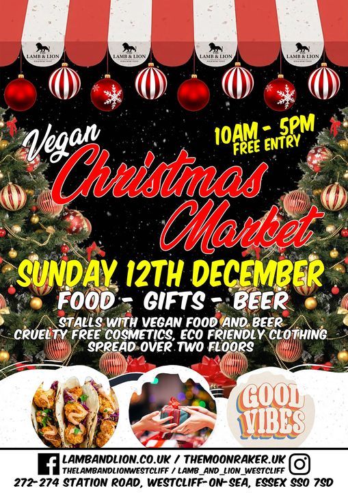Vegan Christmas Market, Lamb &amp; Lion / Moonraker Nightclub, Southend-on-sea,  12 December 2021