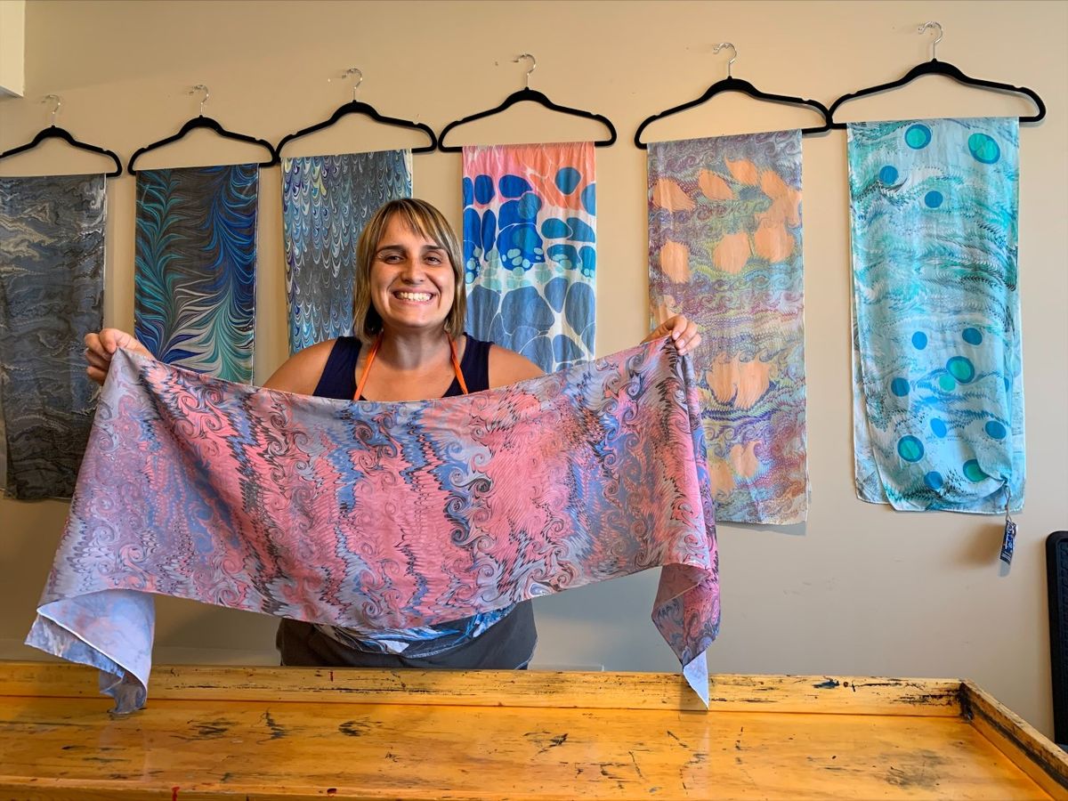 Create a Silk Scarf, SIP & DIP- WEST KELOWNA