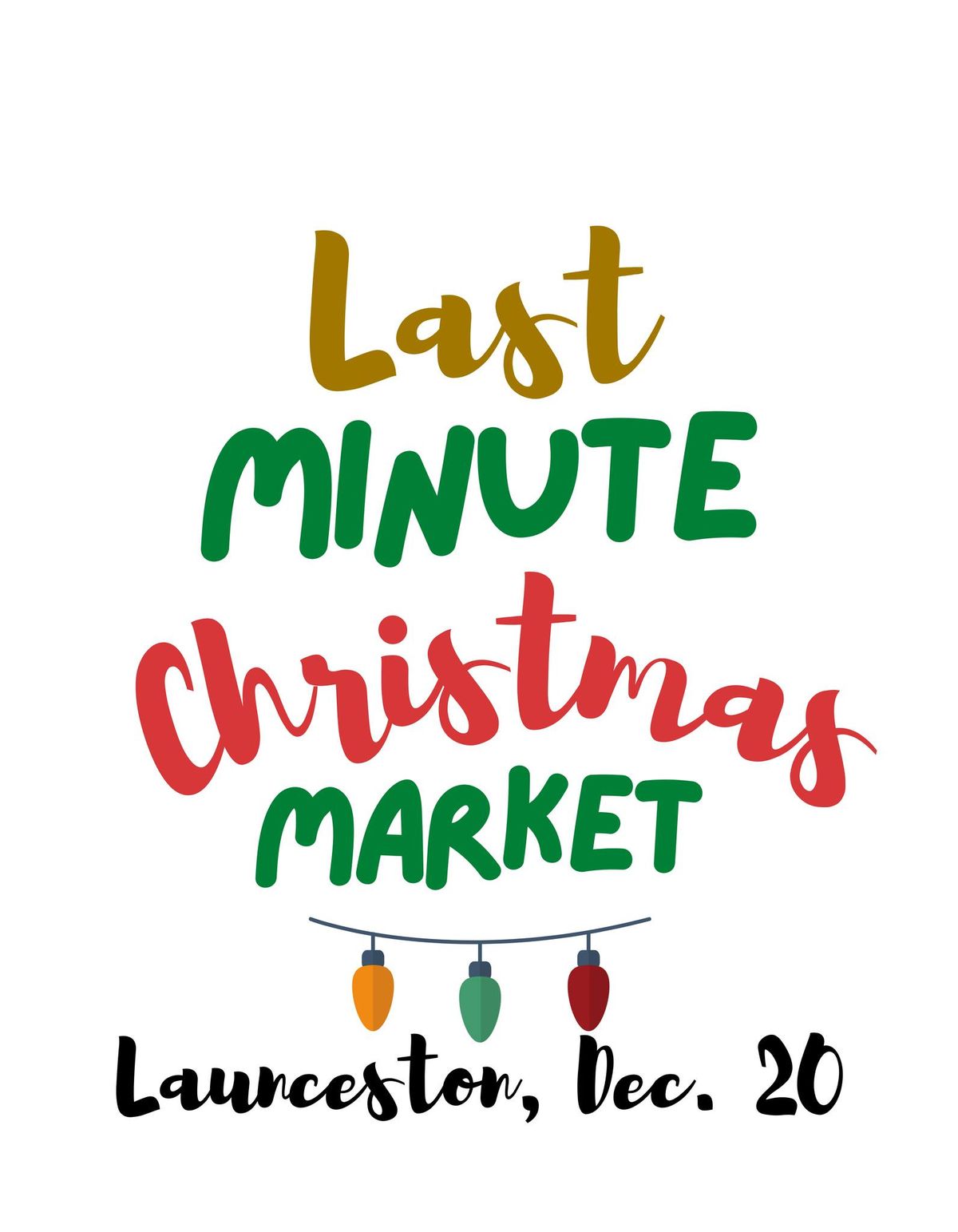 Last Minute Christmas Market