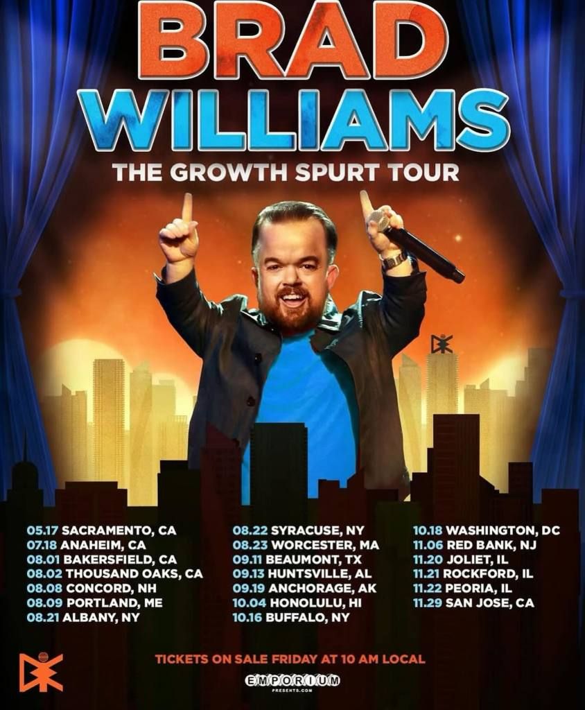 Brad Williams: The Growth Spurt Tour at Wexner Center for the Arts - Mershon Auditorium