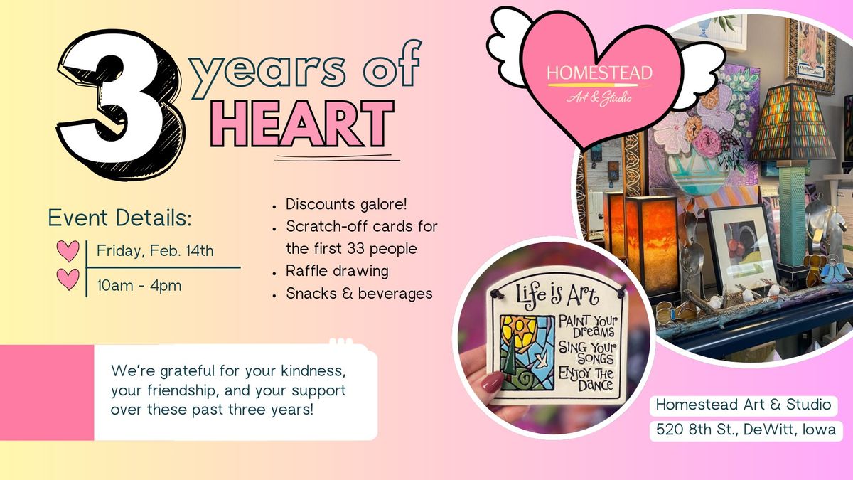 Three Years of Heart!