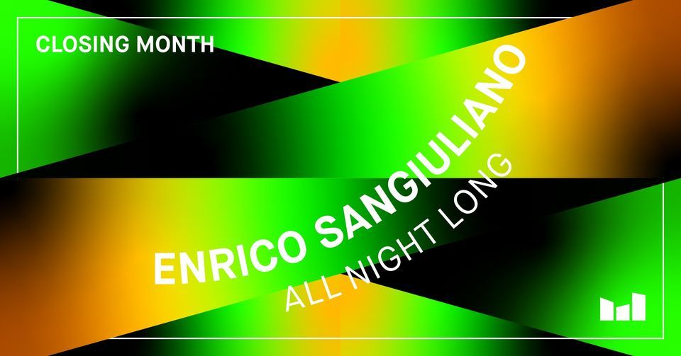 Closing Month | Enrico Sangiuliano presents SOLO #9 - De Marktkantine