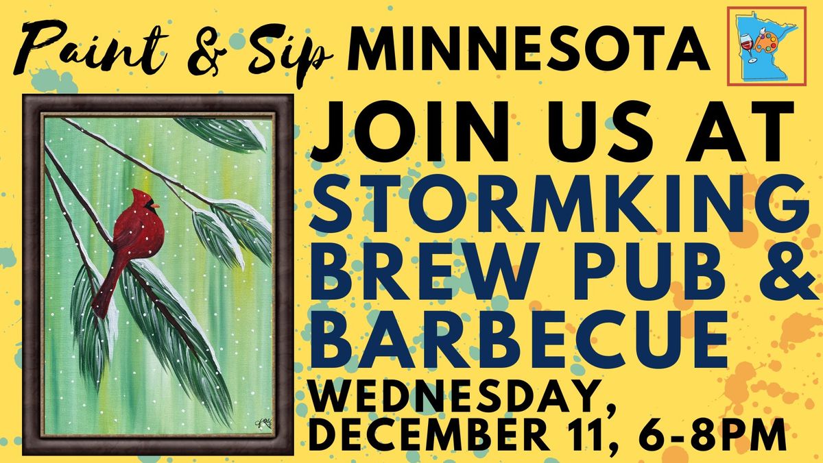 December 11 Paint & Sip at StormKing Brewpub & Barbecue