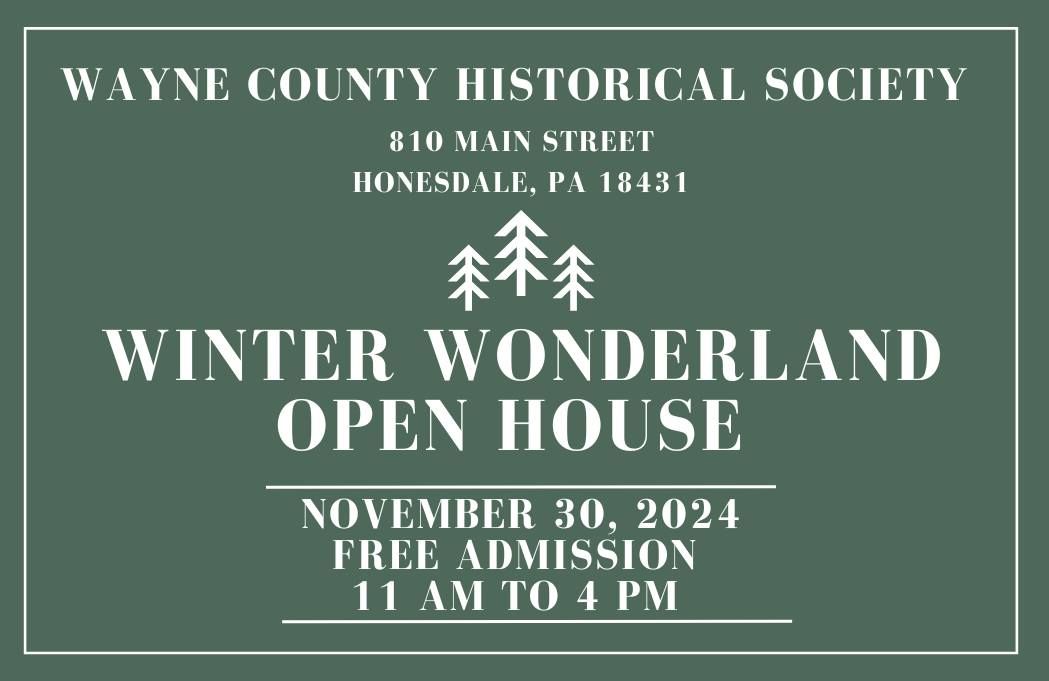 Winter Wonderland Open House 