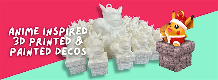 Anime-inspired 3D Painted Christmas Tree Decos with HBT Collectables