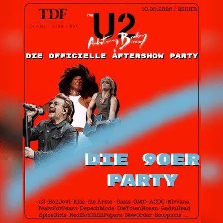 After-show Party U2 90er 80er