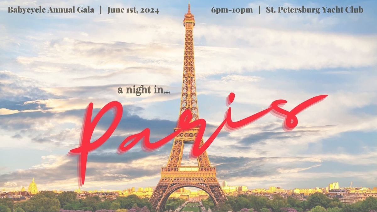 Babycycle Annual Gala - A Night in Paris