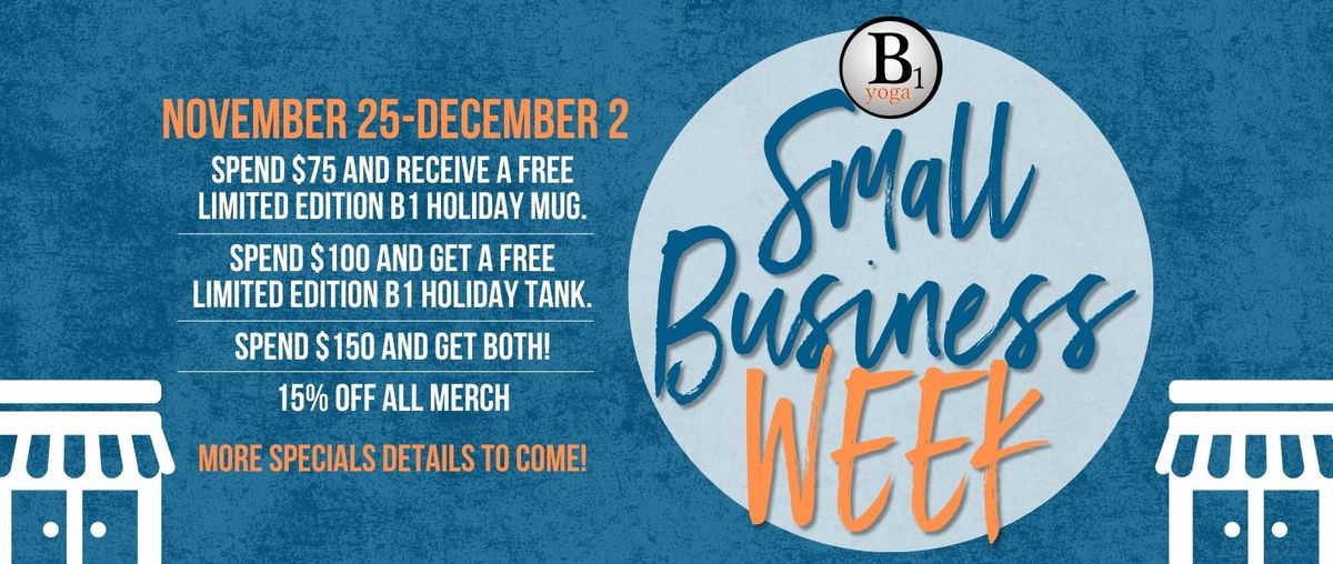 SMALL BUSINESS WEEK!