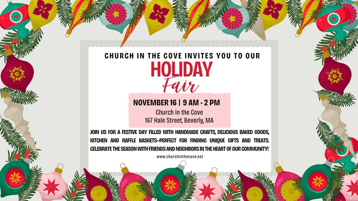 Church in the Cove Holiday Fair