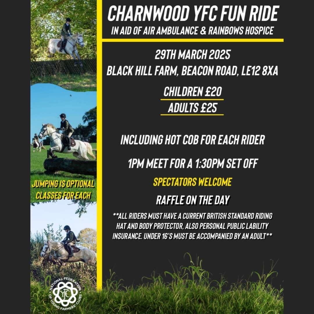 Charnwood\u2019s Charity Fun Ride! \ud83d\udc34