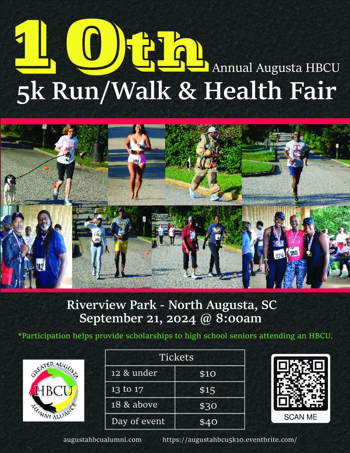 10th Annual Augusta HBCU 5K Run\/Walk & Health Fair