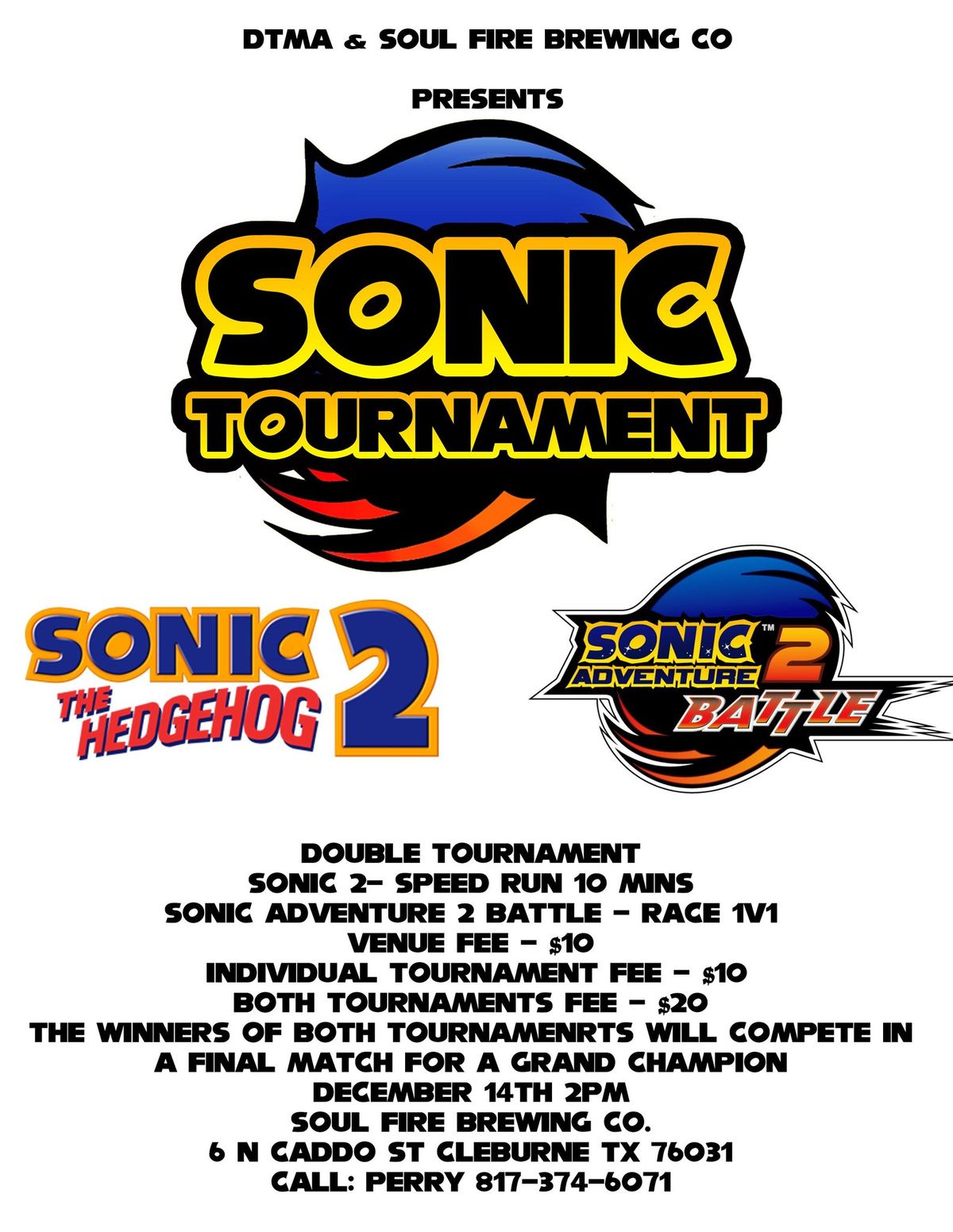 DUAL SONIC TOURNAMENTS 