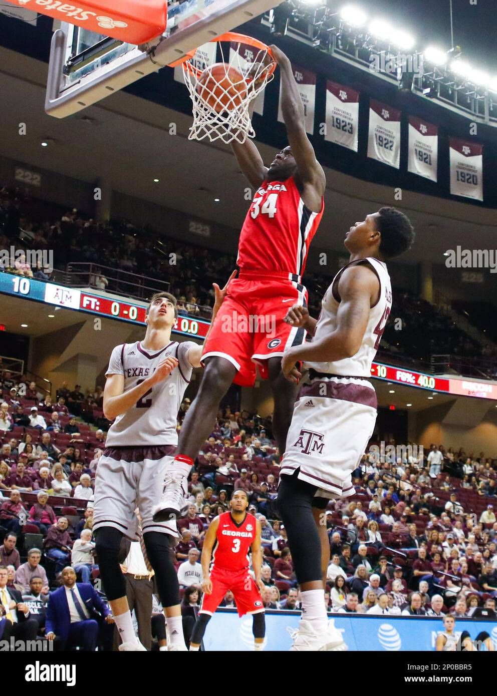 Georgia Bulldogs at Texas A&M Aggies Mens Basketball