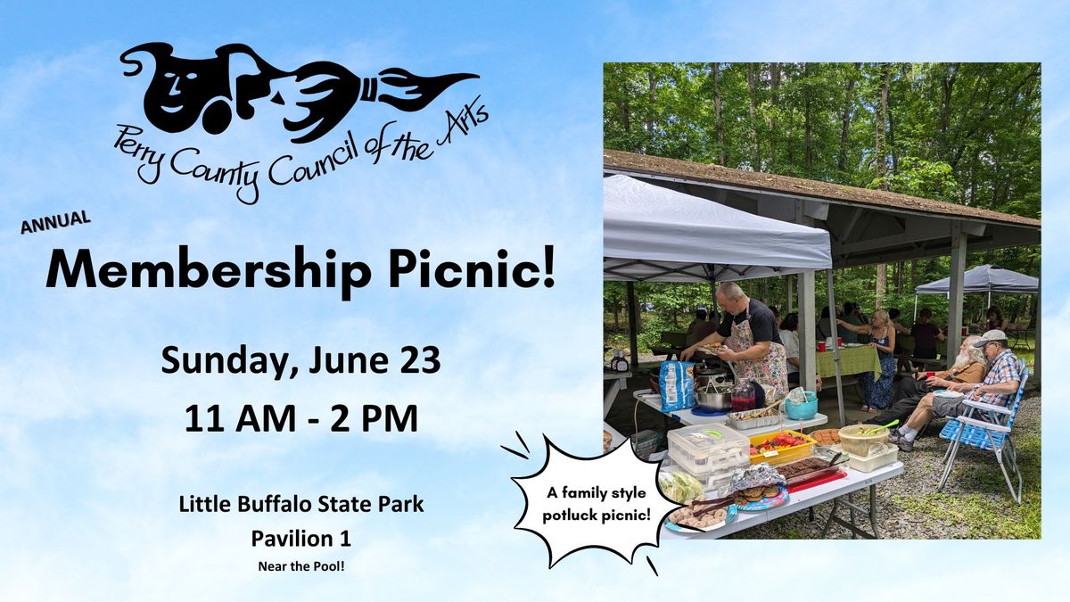 PCCA Membership Picnic - June 23: Little Buffalo State Park