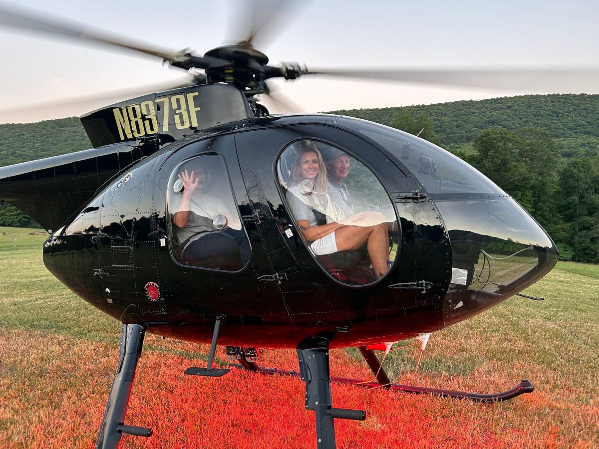 Helicopter Rides at Gettysburg Bike Week