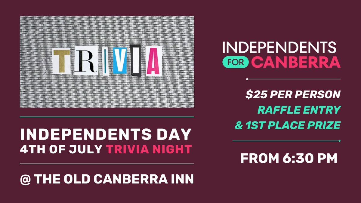 Independents Day Trivia Night