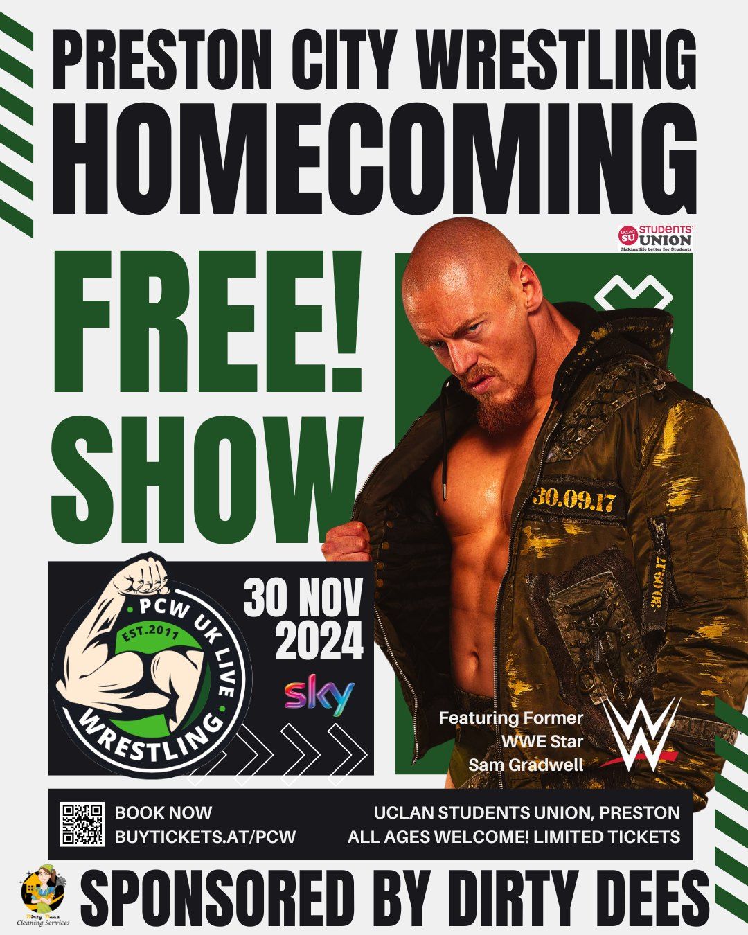 Preston City Wrestling - Homecoming - FREE EVENT