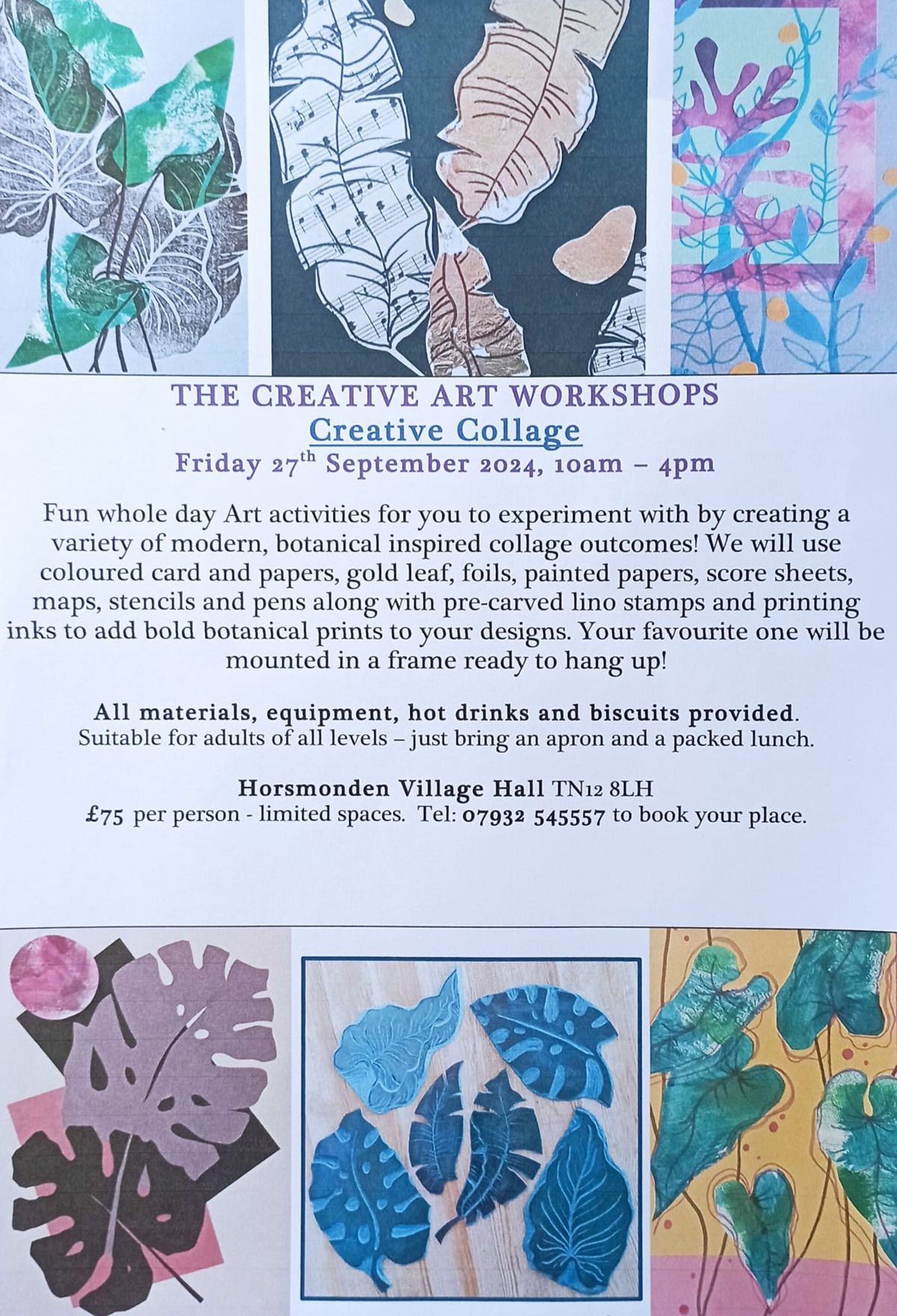 Horsmonden Art Workshop for Adults